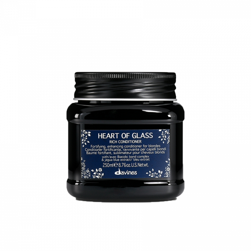 Питательный кондиционер для защиты и сияния блонд Heart of glass rich conditioner Davines, 250 мл
