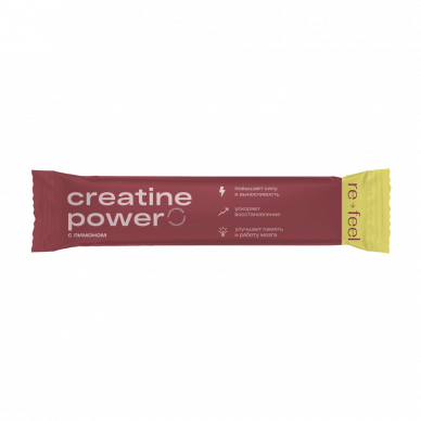 Креатин для силы и энергии Лимон 1 шт ReFeel