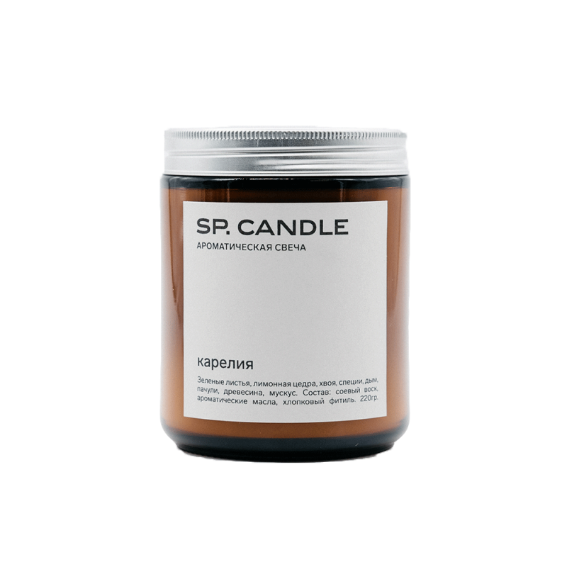 Ароматическая свеча "Карелия" SPCandle